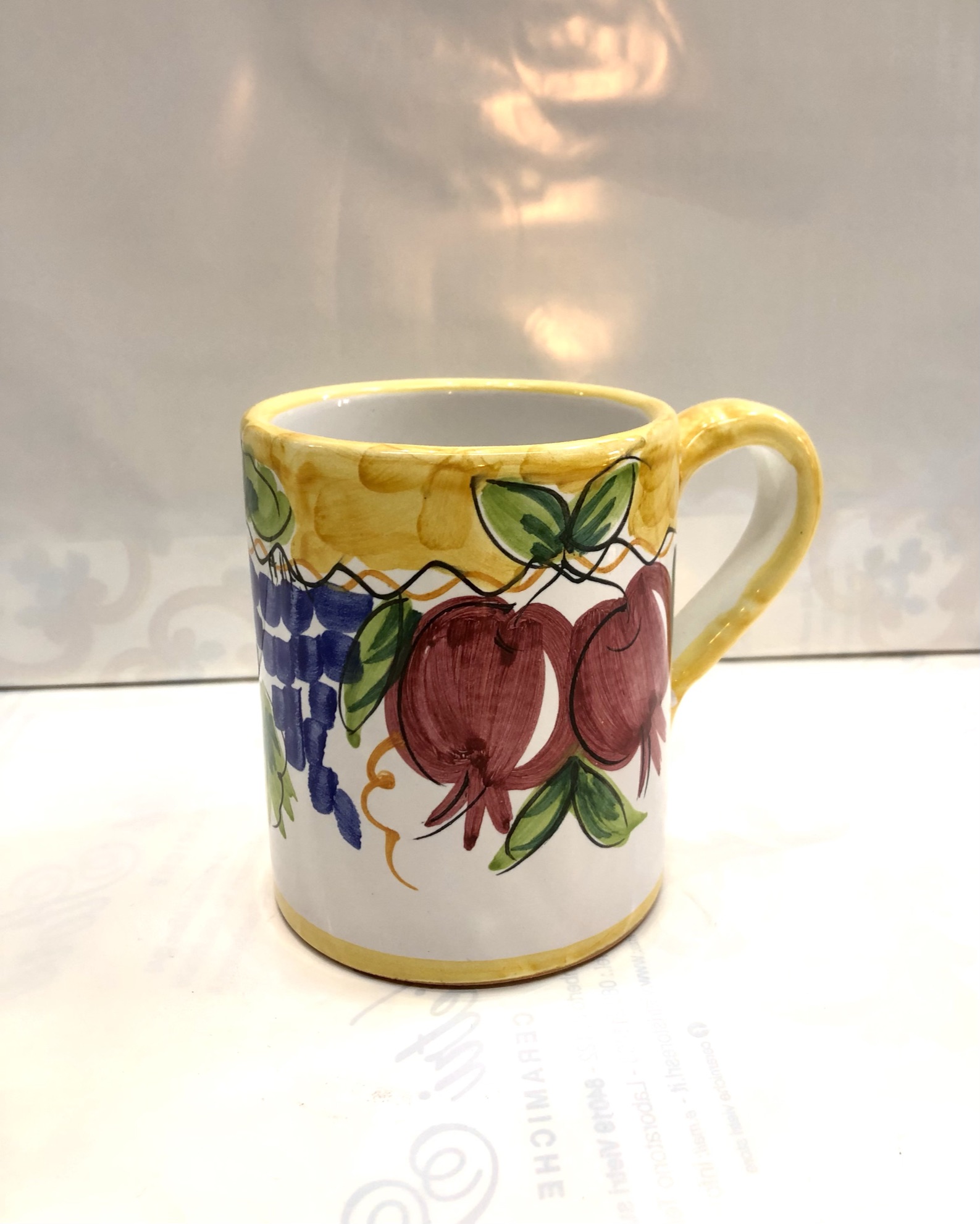 Bunzlauer Tazza In Ceramica Originale 0,42L – Fatta A Mano, Decorazione 166a, Stile Boemo - 2