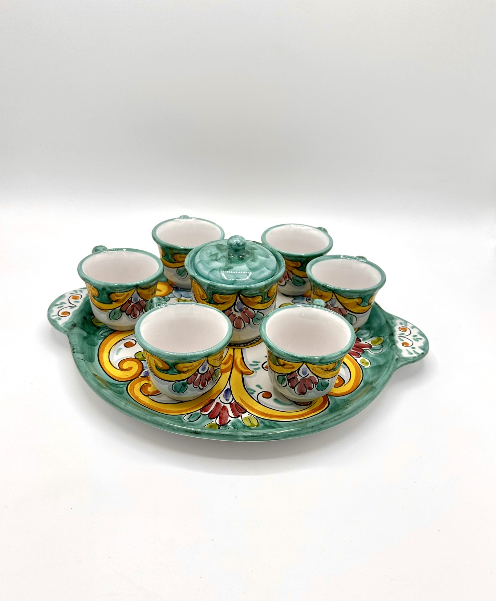 set tazzine per 6 + zuccheriera
