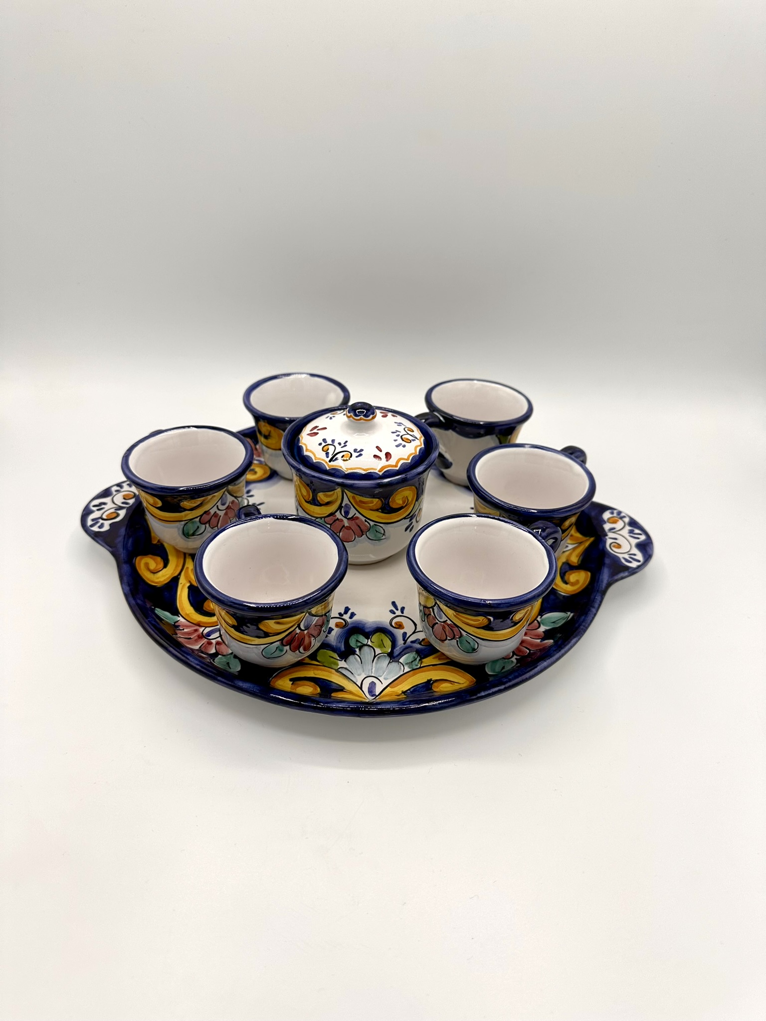 set caffè per 6 + zuccheriera