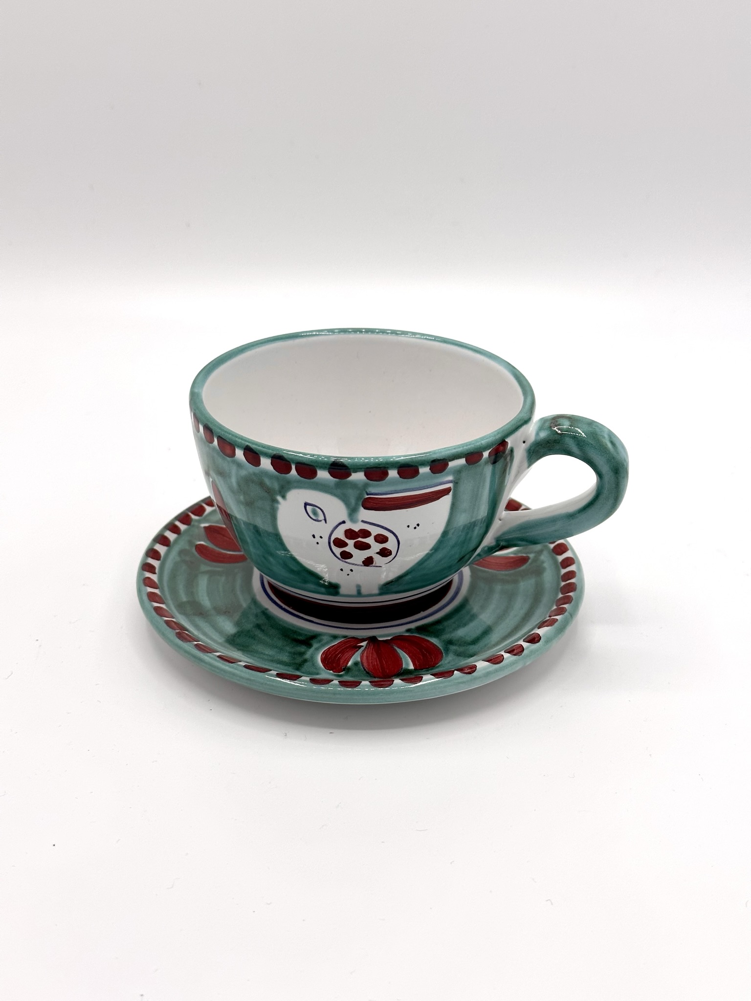 tazza da te, decoro Uccellino
