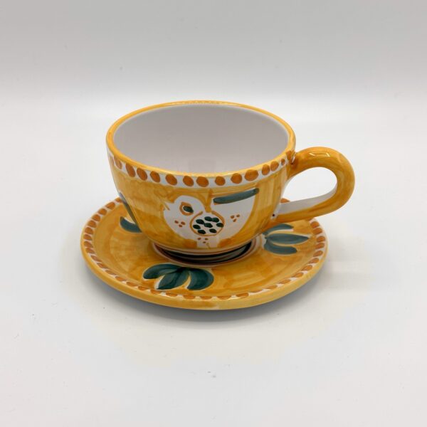 tazza da te, decoro Uccellino