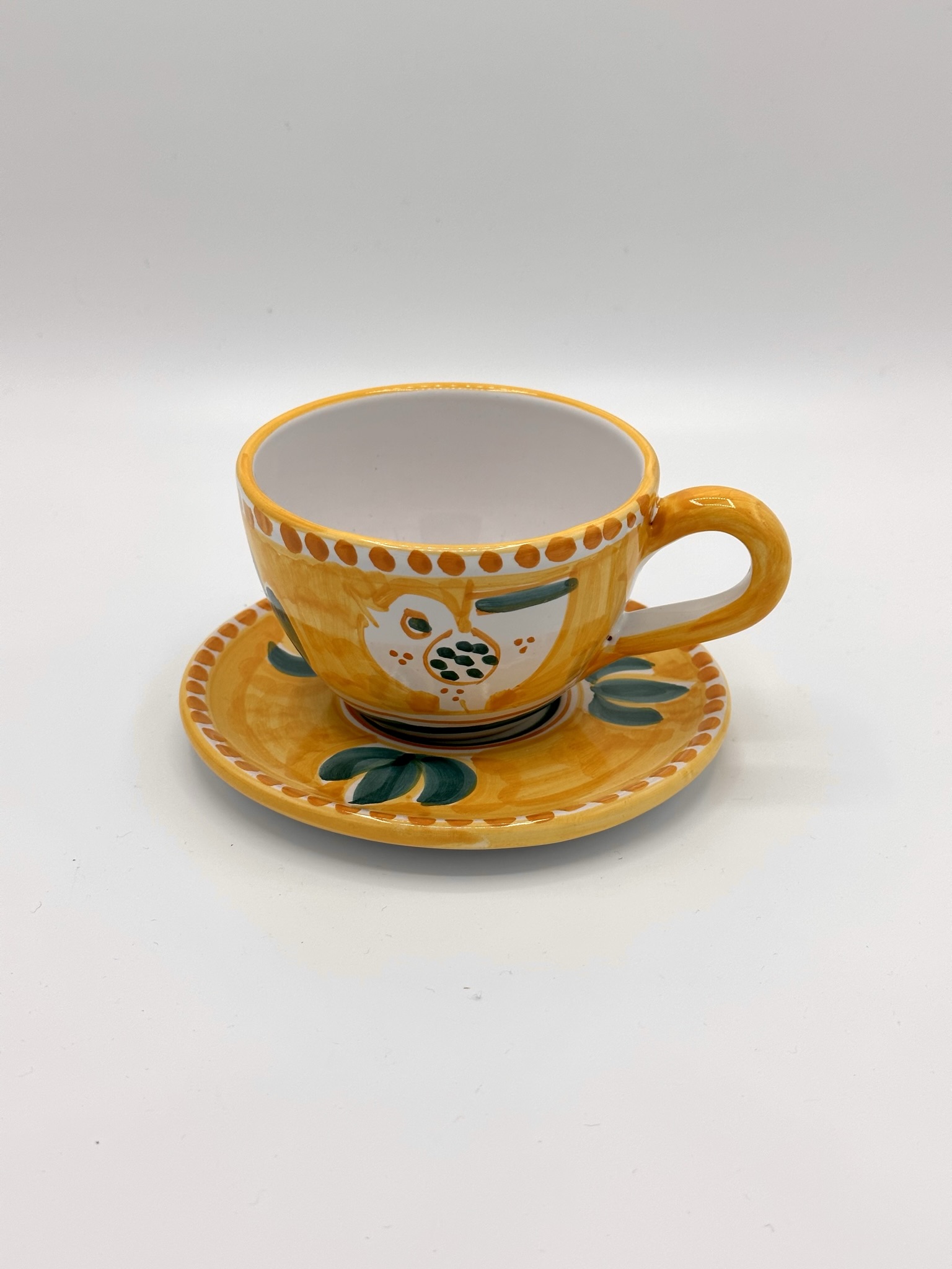 tazza da te, decoro Uccellino