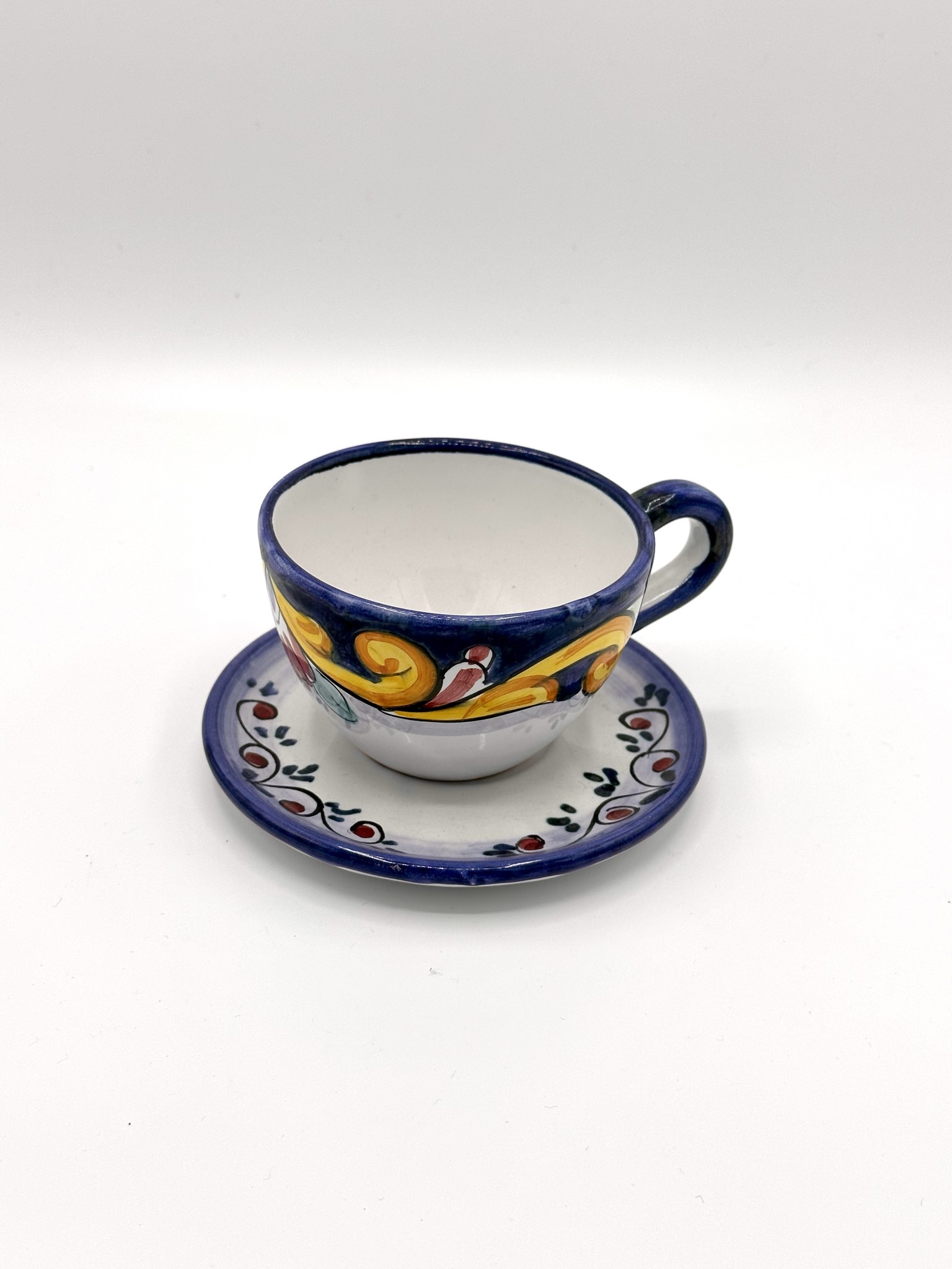 tazza da te, decoro Barocco