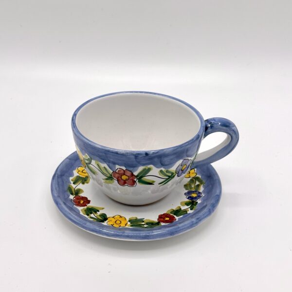 tazza da te, decoro Primavera