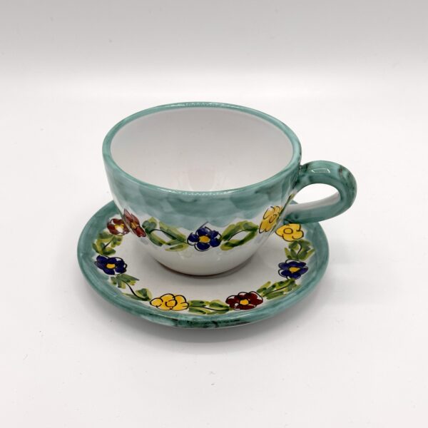 tazza da te, decoro Primavera