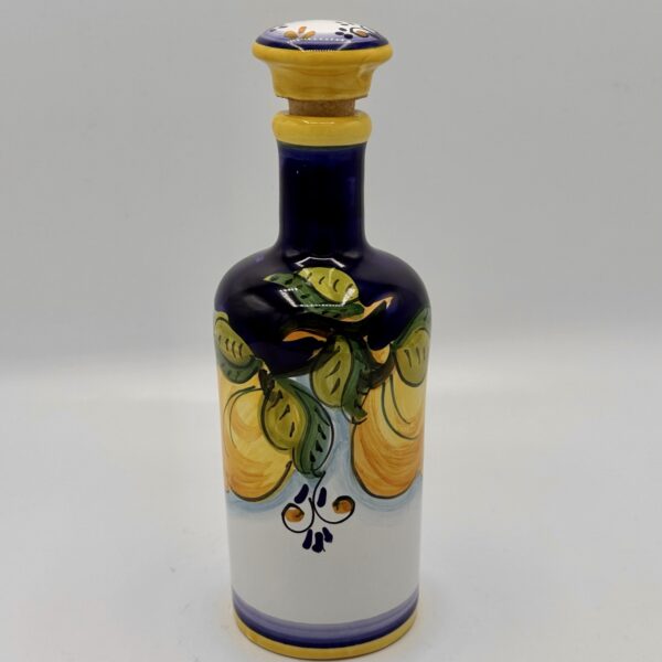 Bottiglia da limoncello, decoro Limoni