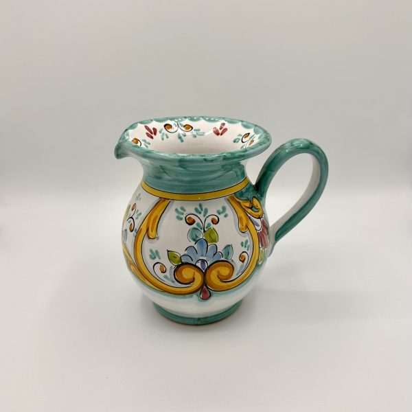 brocca barocco verde cm.16
