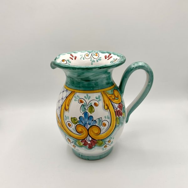 brocca barocco verde cm.20